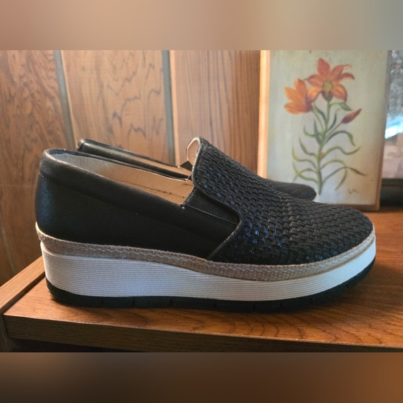 Pons Quintana Women's 6006 Lyon Black Slip-On Shoes - Picture 2 of 10